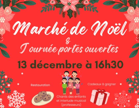 Marché de Noel et Portes Ouvertes